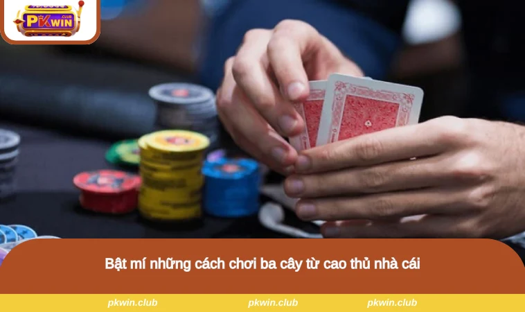Bật mí những cách chơi ba cây từ cao thủ nhà cái