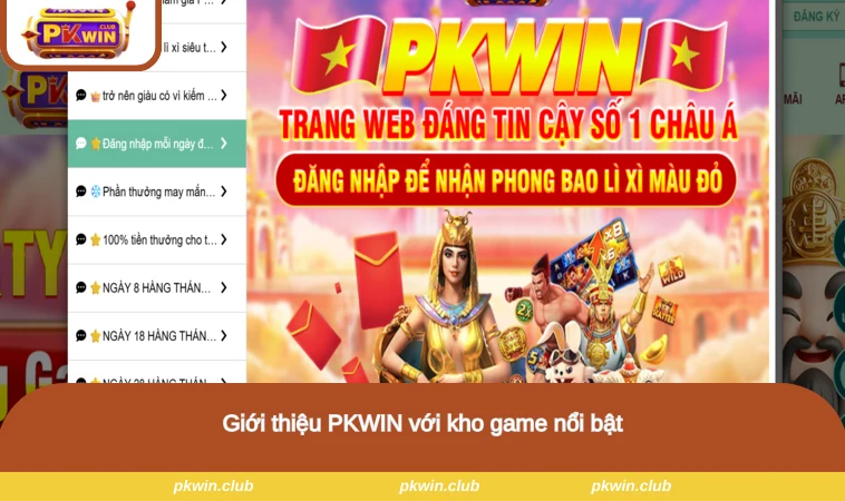 Giới thiệu PKWIN với kho game nổi bật