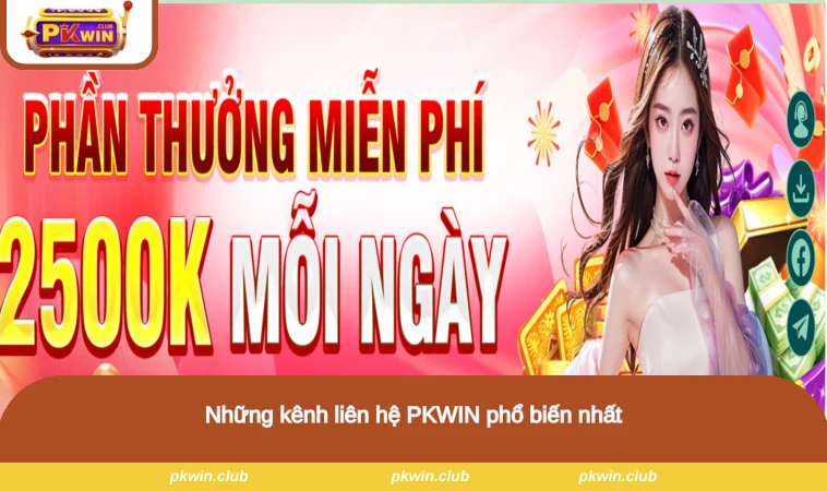 Những kênh liên hệ PKWIN phổ biến nhất