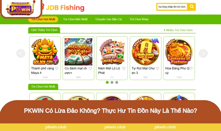 PKWIN Có Lừa Đảo Không