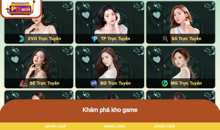 Khám phá kho game