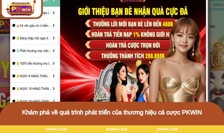 Khám phá về quá trình phát triển của thương hiệu cá cược PKWIN